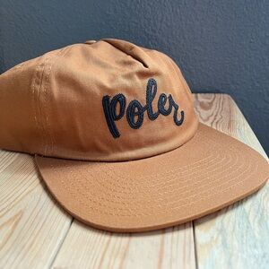 Poler skate co snap back hat